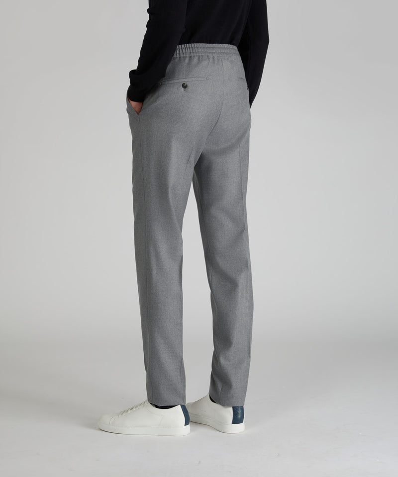 Slowear Pantalone Tapered Fit In Flanella