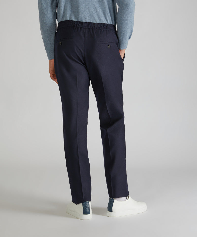 Slowear Pantalone Tapered Fit In Flanella
