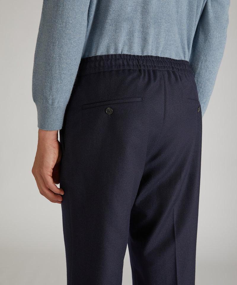 Slowear Pantalone Tapered Fit In Flanella