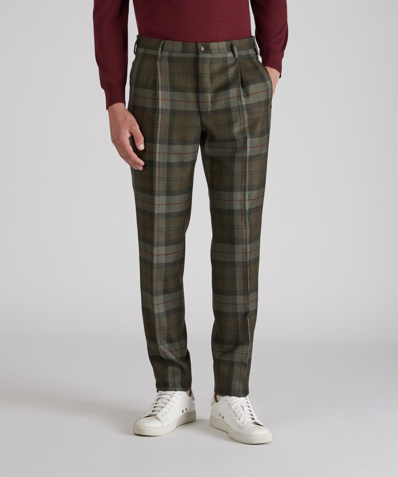 Slowear Pantalone Tapered Fit In Lana