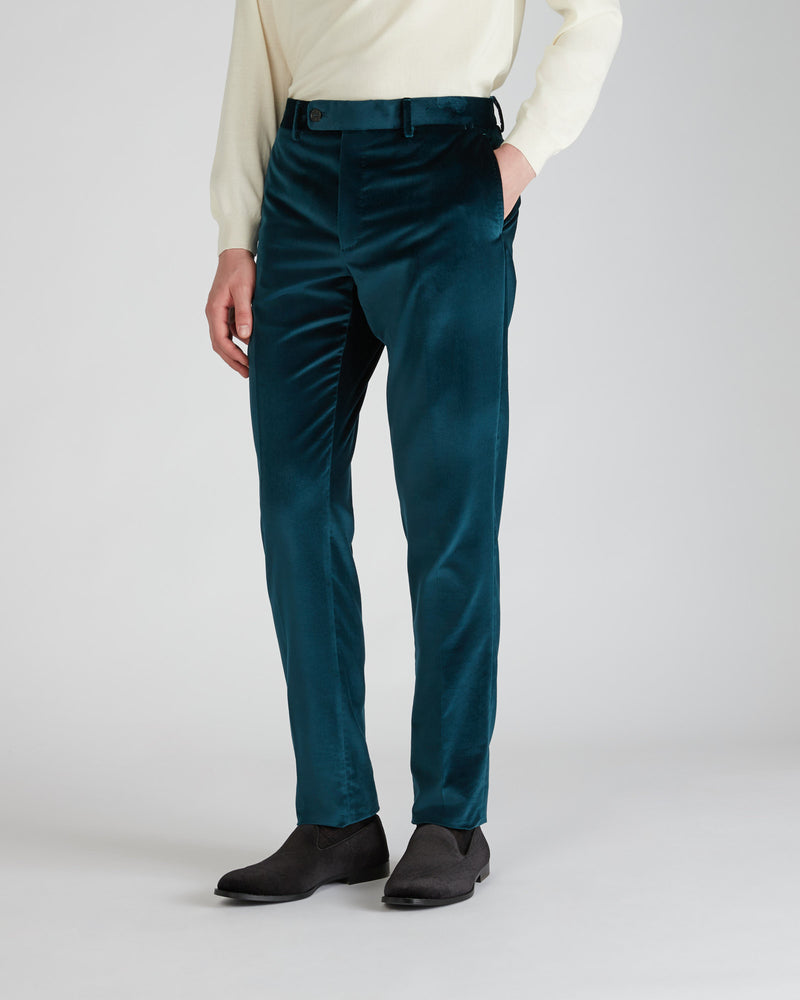 Slowear Pantalone Tapered Fit In Velluto