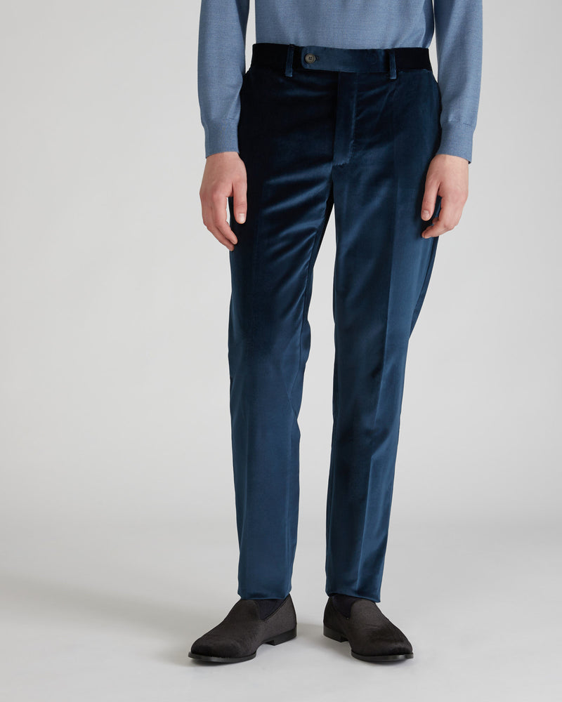 Slowear Pantalone Tapered Fit In Velluto