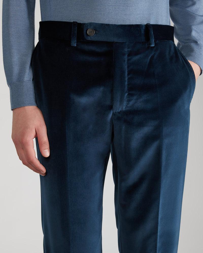 Slowear Pantalone Tapered Fit In Velluto