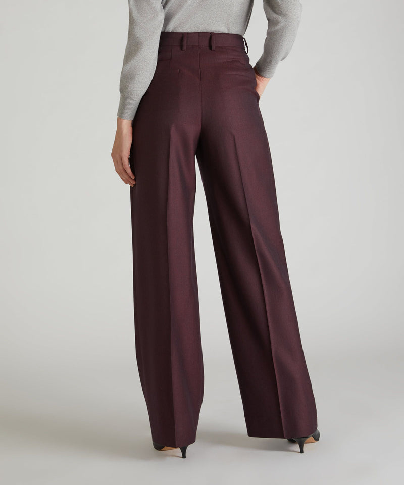 Slowear Pantalone Wide Fit In Flanella