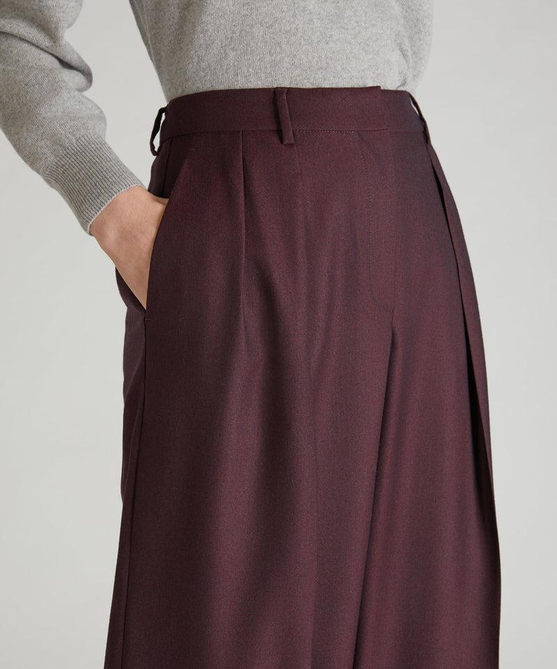 Slowear Pantalone Wide Fit In Flanella