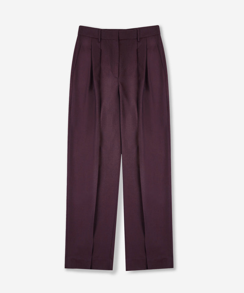 Slowear Pantalone wide fit in flanella