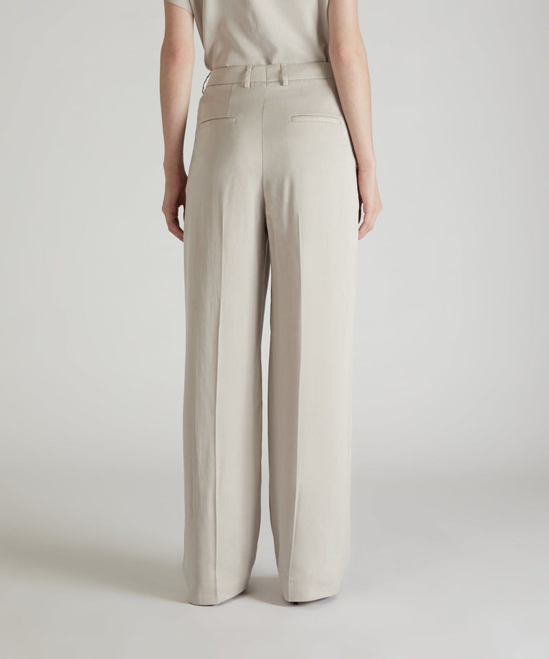 Slowear Pantalone Wide Fit In Lyocell