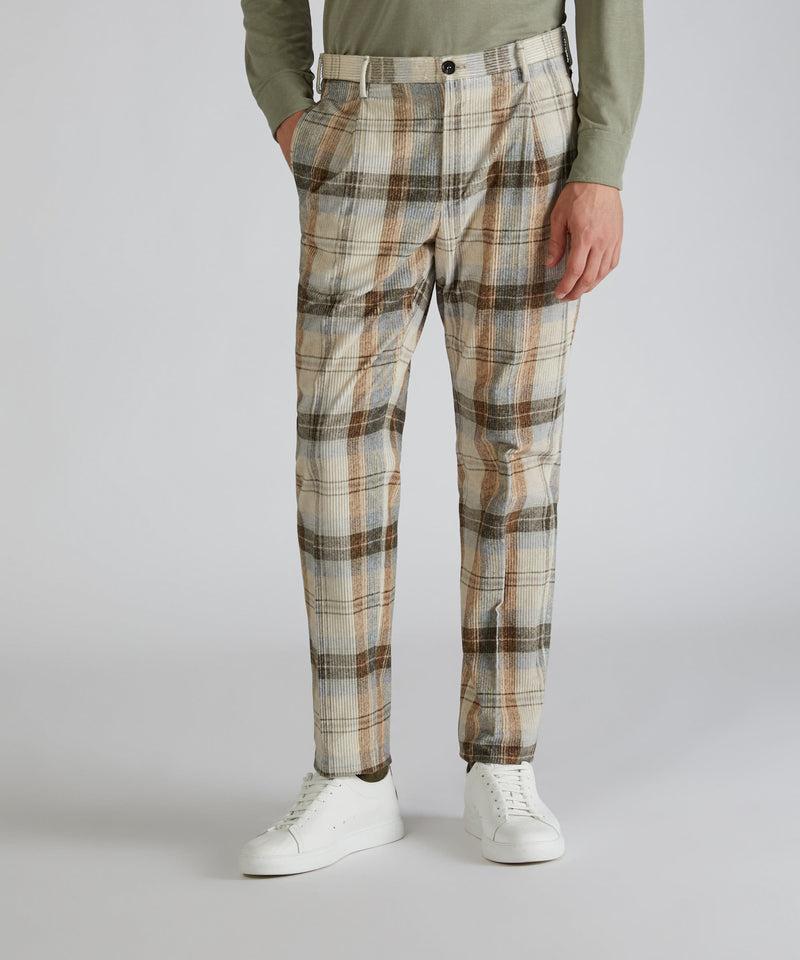 Slowear Pantaloni Tapered Fit In Velluto A Coste