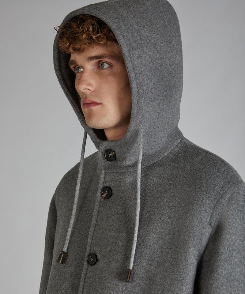 Slowear Parka In Panno Di Lana Mélange