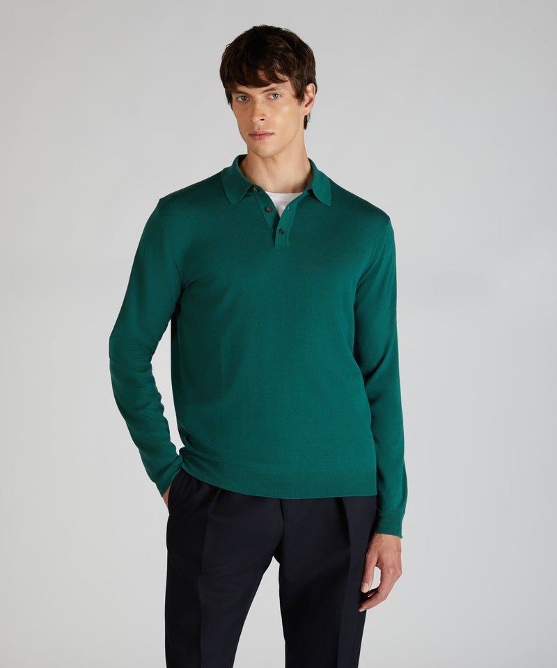 Slowear Polo Slim Fit In Flexwool