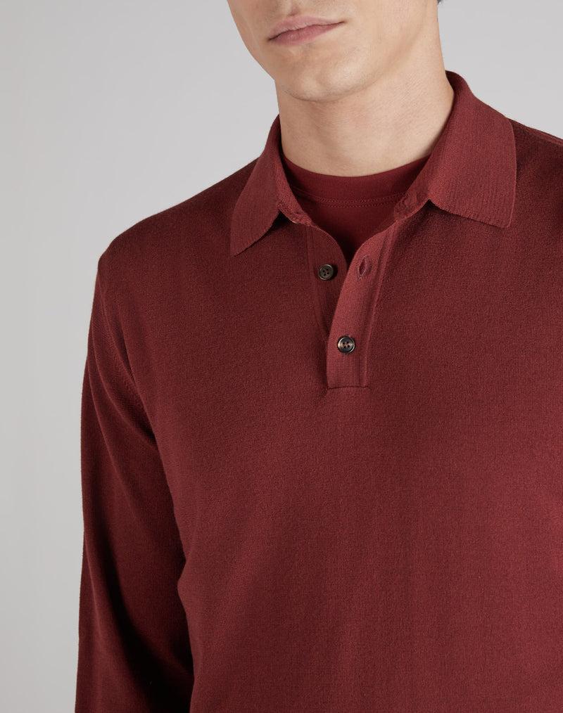 Slowear Polo Slim Fit In Flexwool