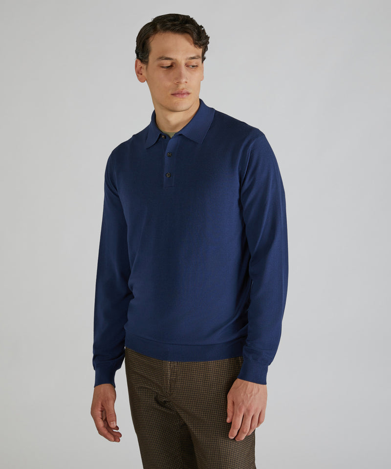 Slowear Polo Slim Fit In Flexwool