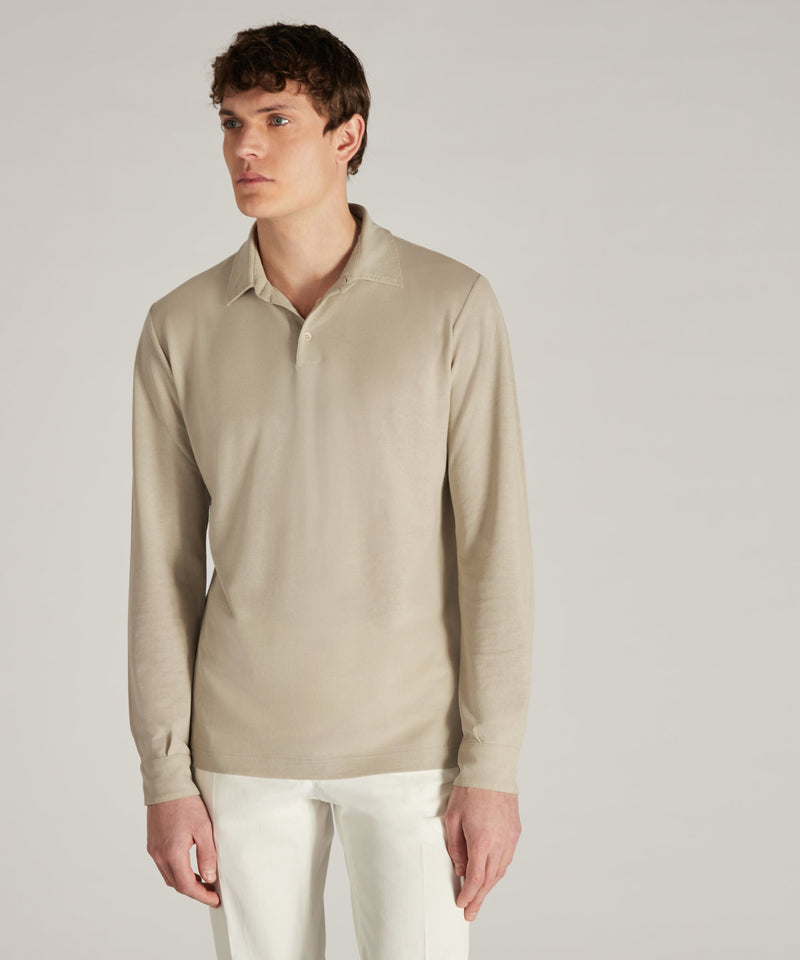 Slowear Polo Slim Fit In IceCotton Organico