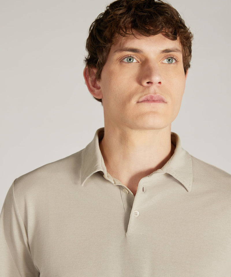 Slowear Polo Slim Fit In IceCotton Organico