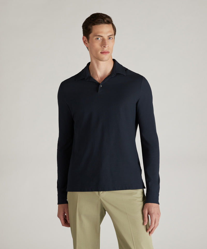 Slowear Polo Slim Fit In IceCotton Organico
