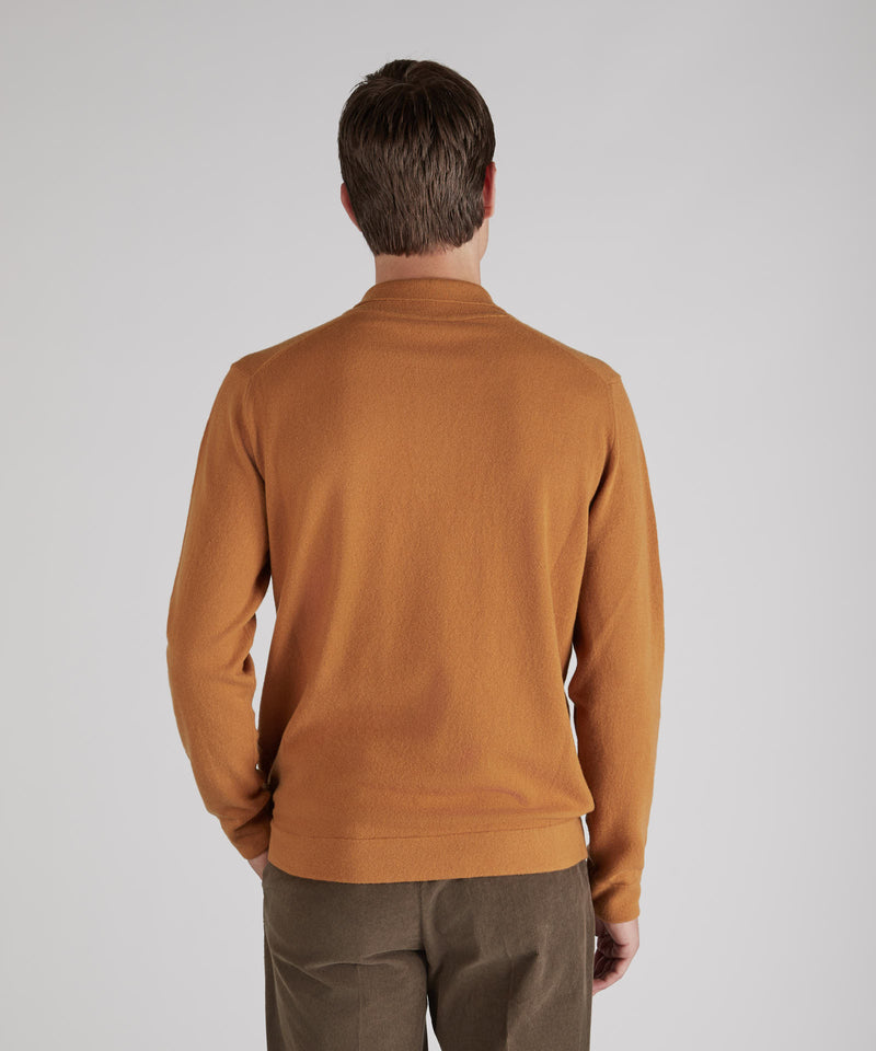 Slowear Polo Slim Fit In Lana E Cashmere