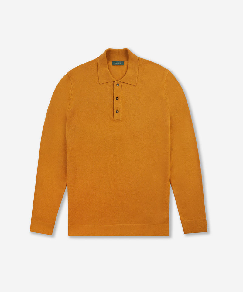 Slowear Polo slim fit in lana e cashmere