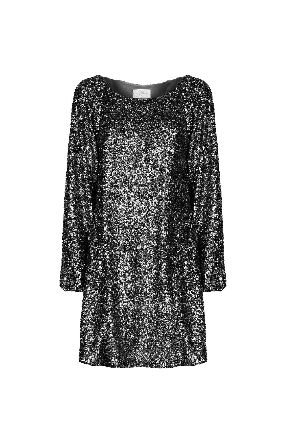 Soallure ABITO TUNICA CON SCOLLO A BARCHETTA PAILLETTES