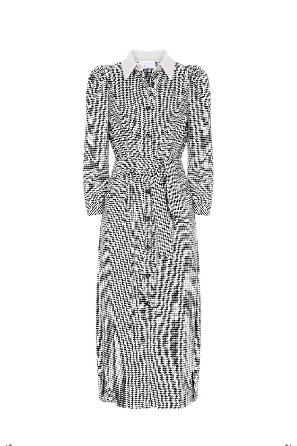 Soallure CHEMISIER LONGUETTE CON COLLETTO IN CONTRASTO