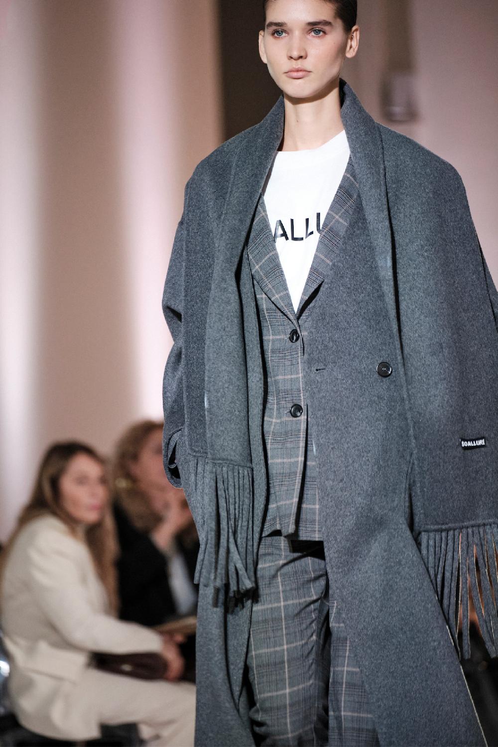 Soallure GIACCA CON DOPPIA ABBOTTONATURA A FANTASIA