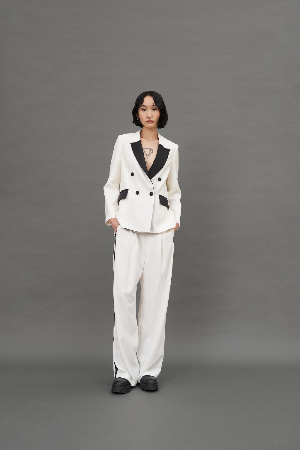 Soallure GIACCA DOPPIOPETTO CON REVERS IN CONTRASTO