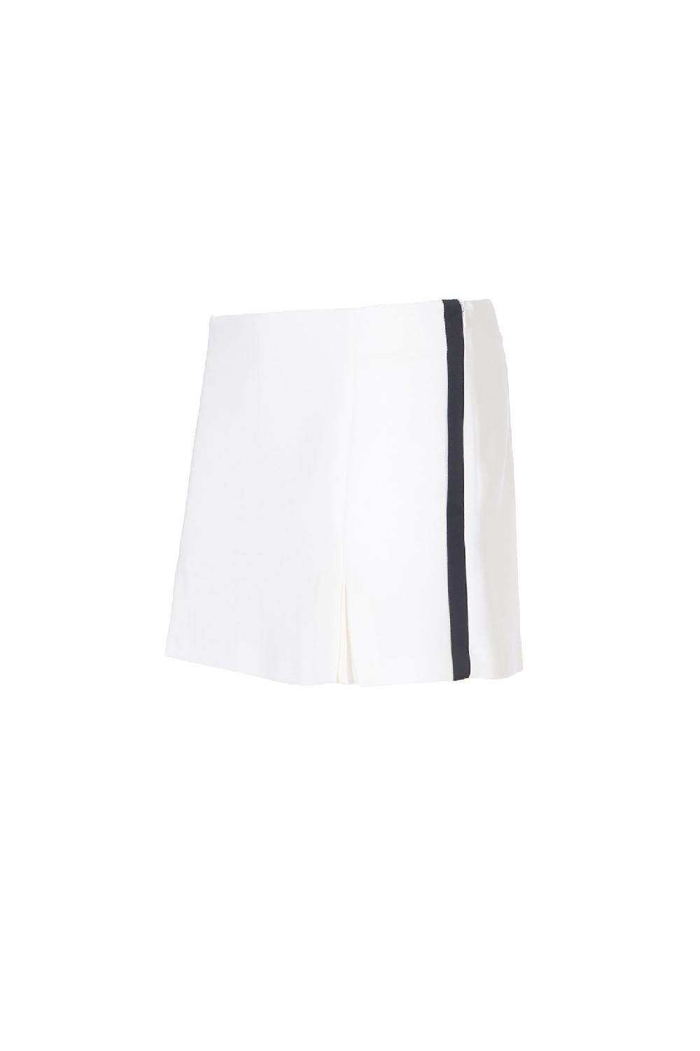 Soallure GONNA PANTALONE CON SPACCHETTI E DETTAGLI IN SATIN