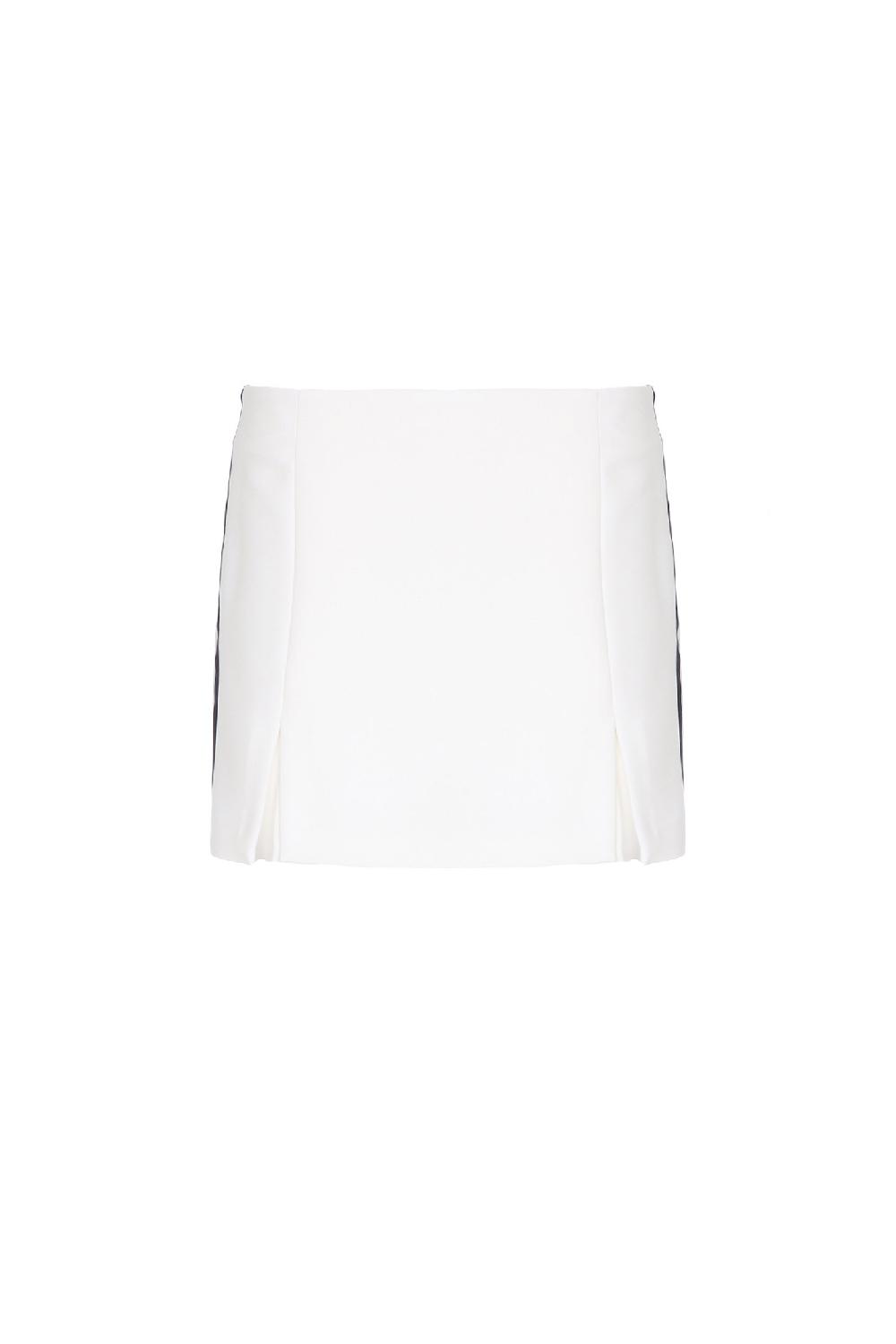 Soallure GONNA PANTALONE CON SPACCHETTI E DETTAGLI IN SATIN