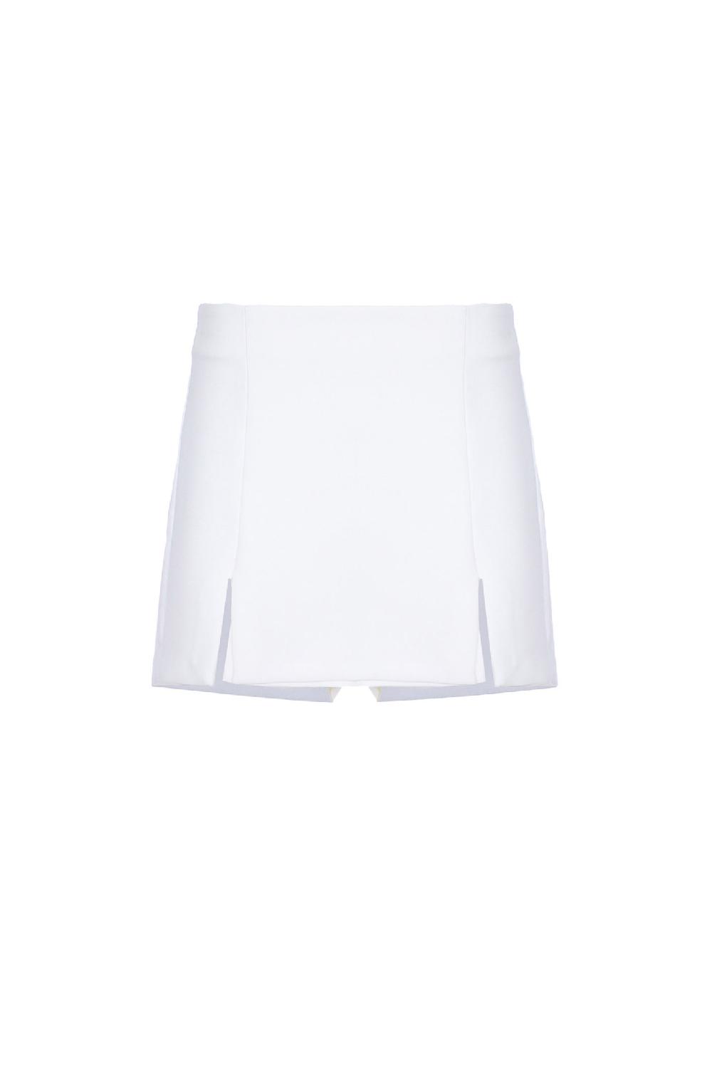 Soallure GONNA PANTALONE CON SPACCHETTI E DETTAGLI IN SATIN