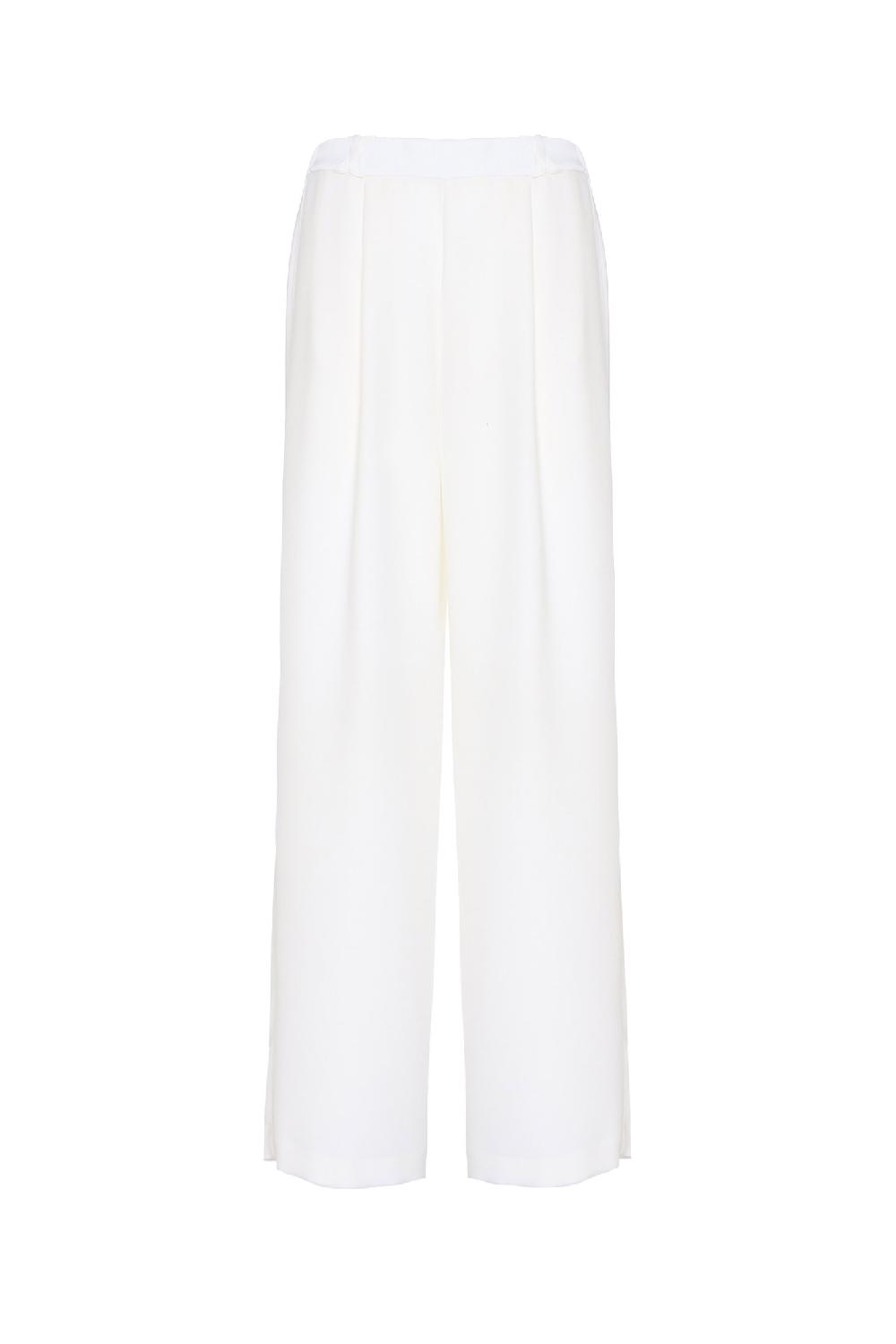 Soallure PANTALONE BOY CON BANDA LATERALE IN RASO SATIN