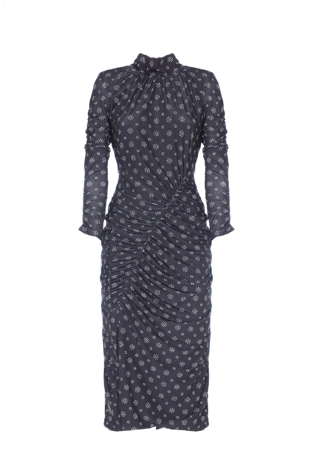 Soallure ABITO BI-STRETCH MIDI A FANTASIA