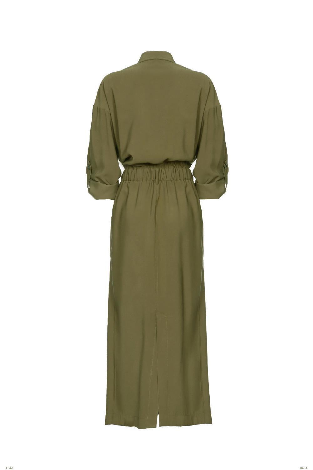 Soallure ABITO CHEMISIER MIDI IN TENCEL