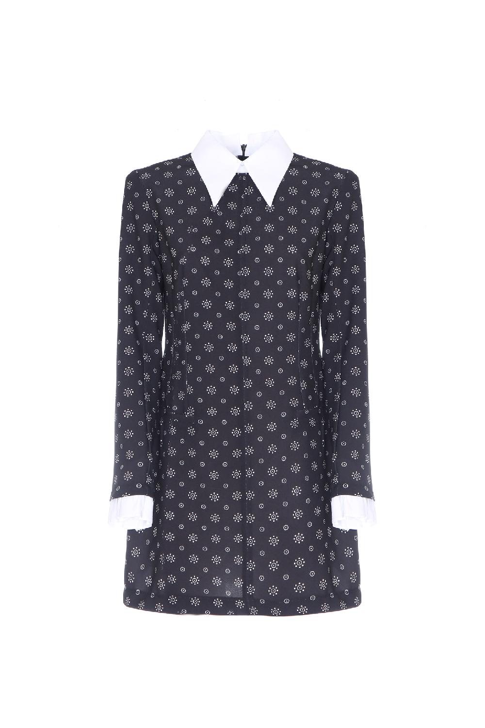 Soallure ABITO CORTO A FANTASIA CON COLLETTO