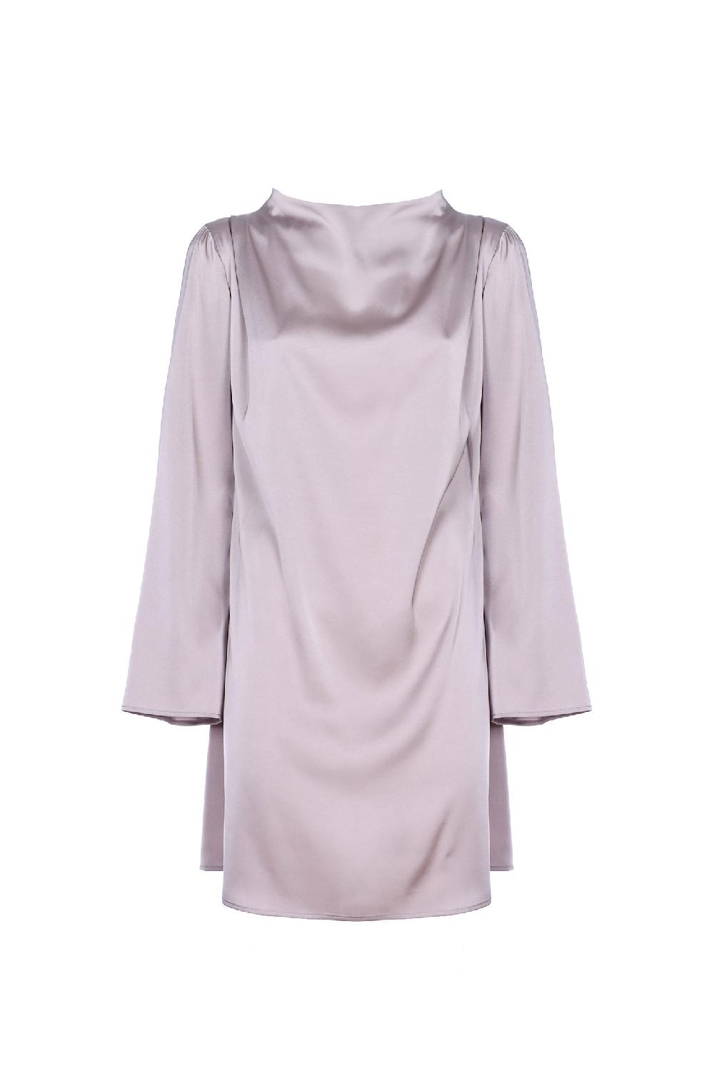 Soallure ABITO CORTO CON COLLO A CRATERE IN RASO