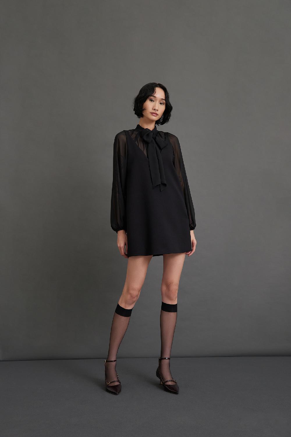 Soallure ABITO CORTO CON SCOLLO A V PROFONDO