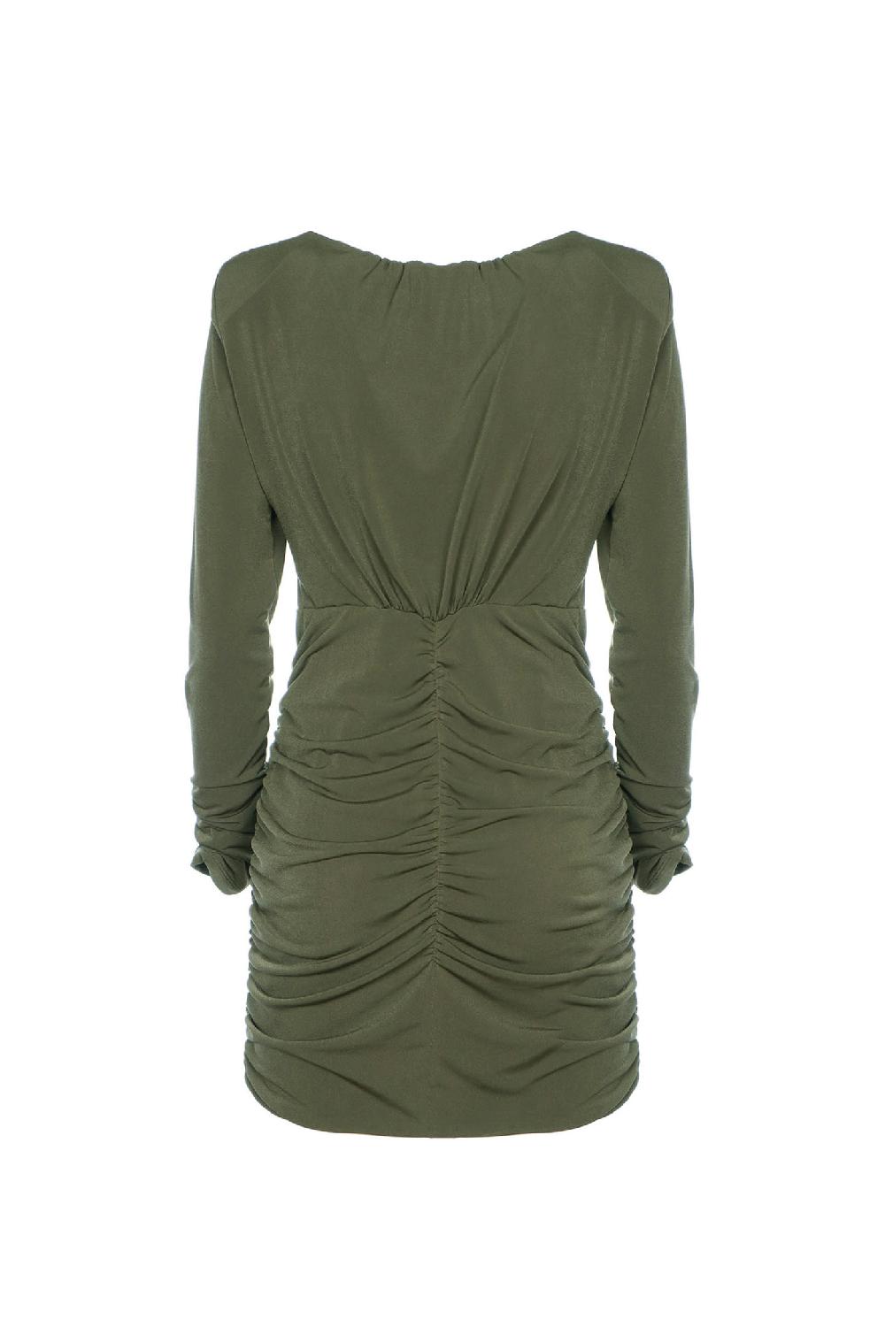 Soallure ABITO CORTO INCRESPATO IN JERSEY