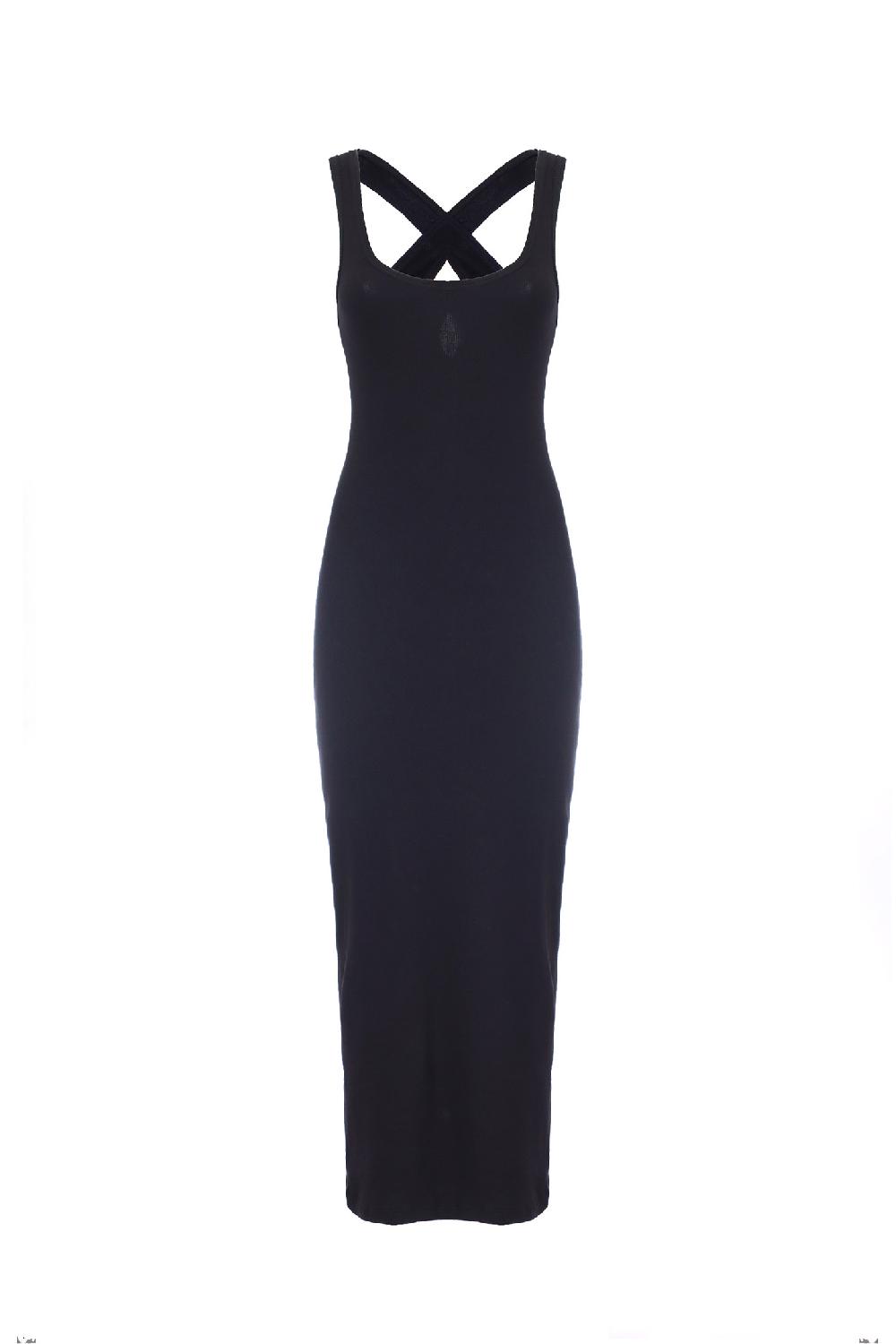 Soallure ABITO LUNGO A COSTINE CON INCROCIO