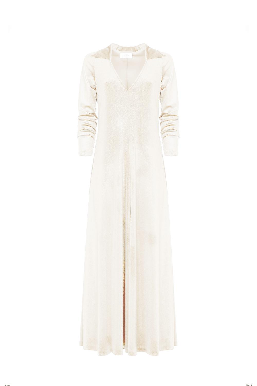 Soallure ABITO LUNGO SVASATO CON COLLETTO A POLO