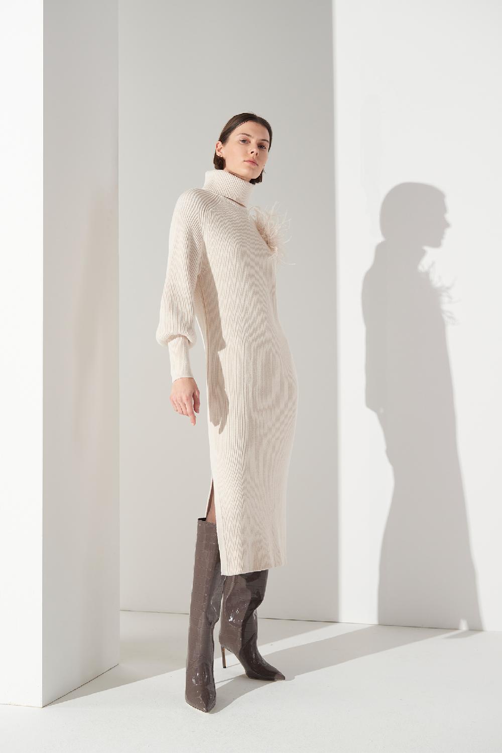 Soallure ABITO MIDI A COLLO ALTO