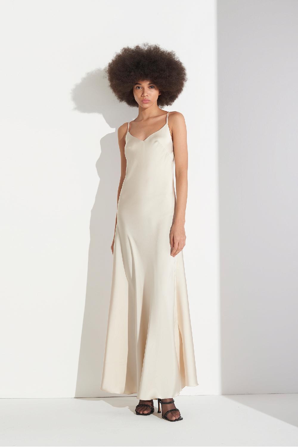 Soallure ABITO MIDI SOTTOVESTE IN RASO