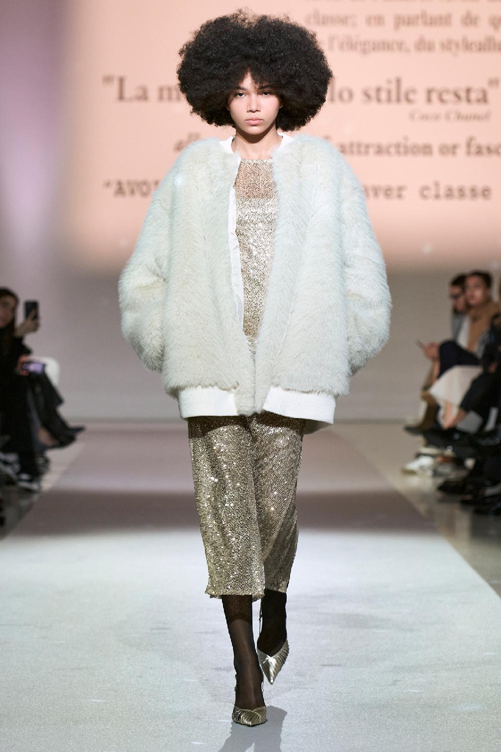 Soallure ABITO TUBINO RETE PAILLETTES