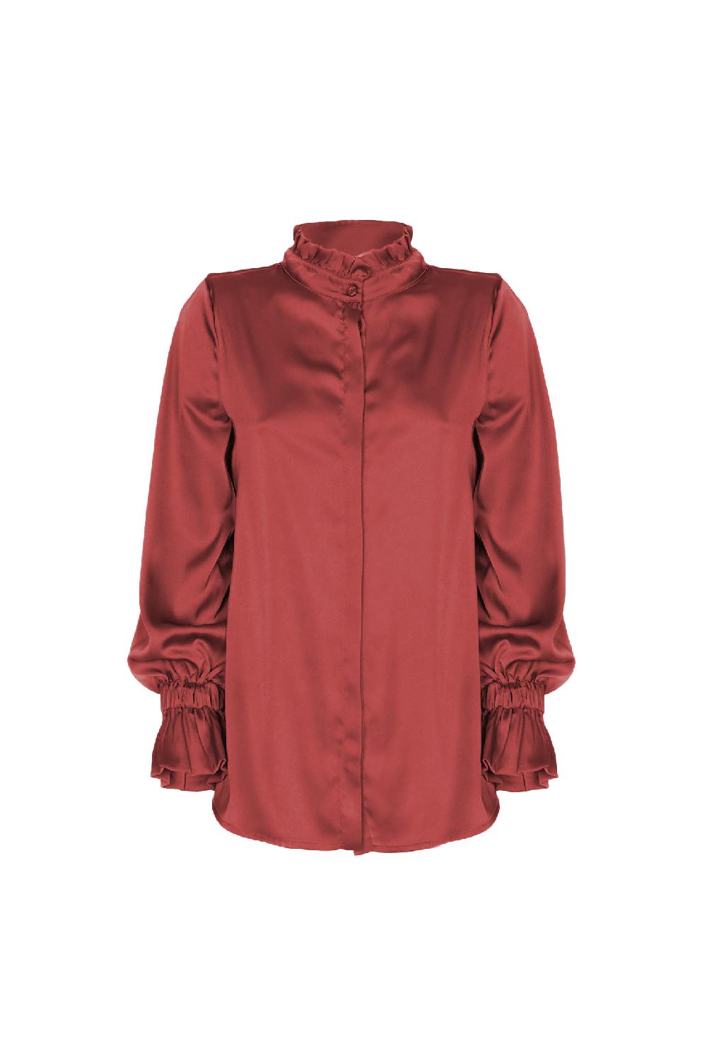 Soallure BLUSA CON ROUCHES