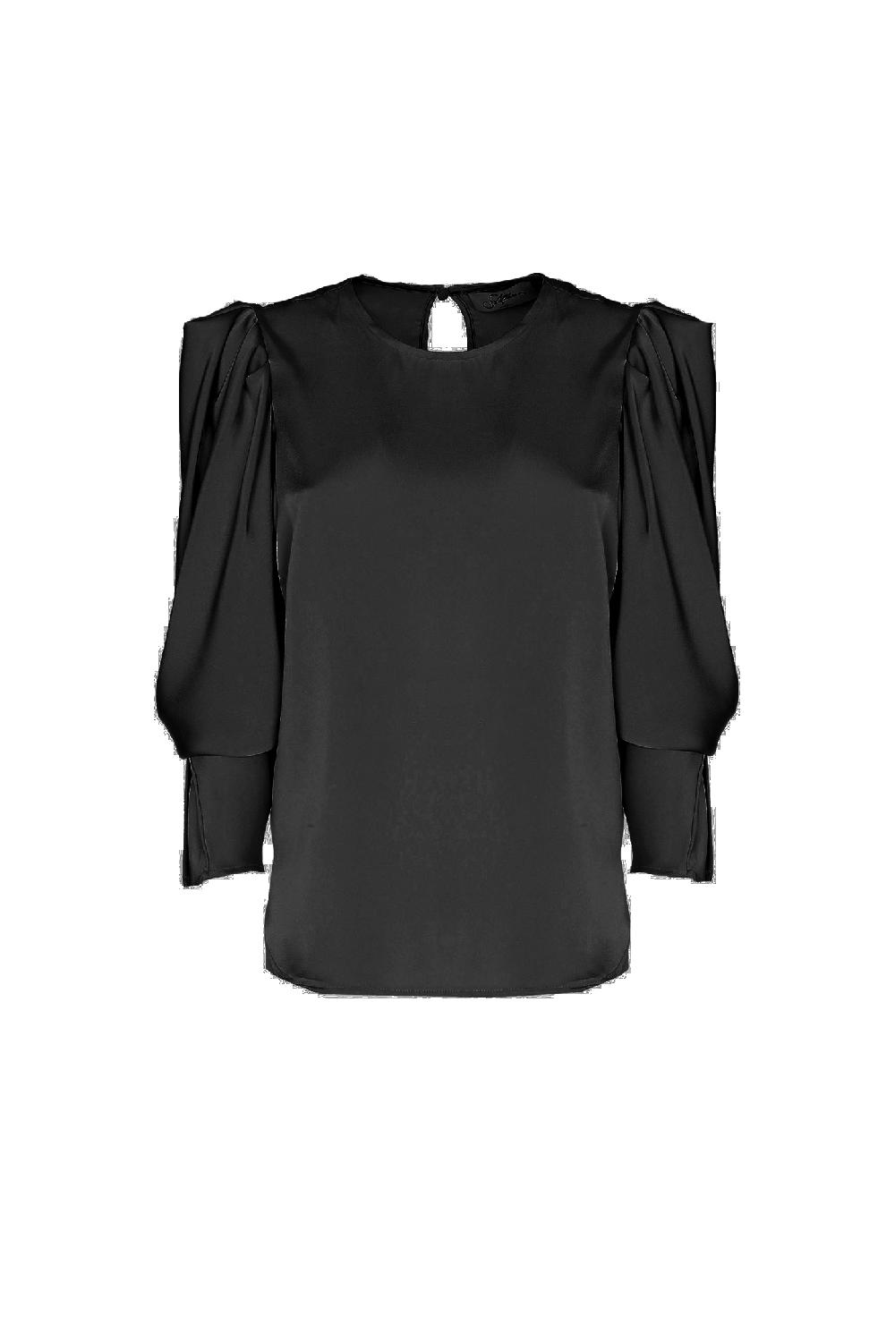 Soallure BLUSA MANICHE A SBUFFO RASO UNITO