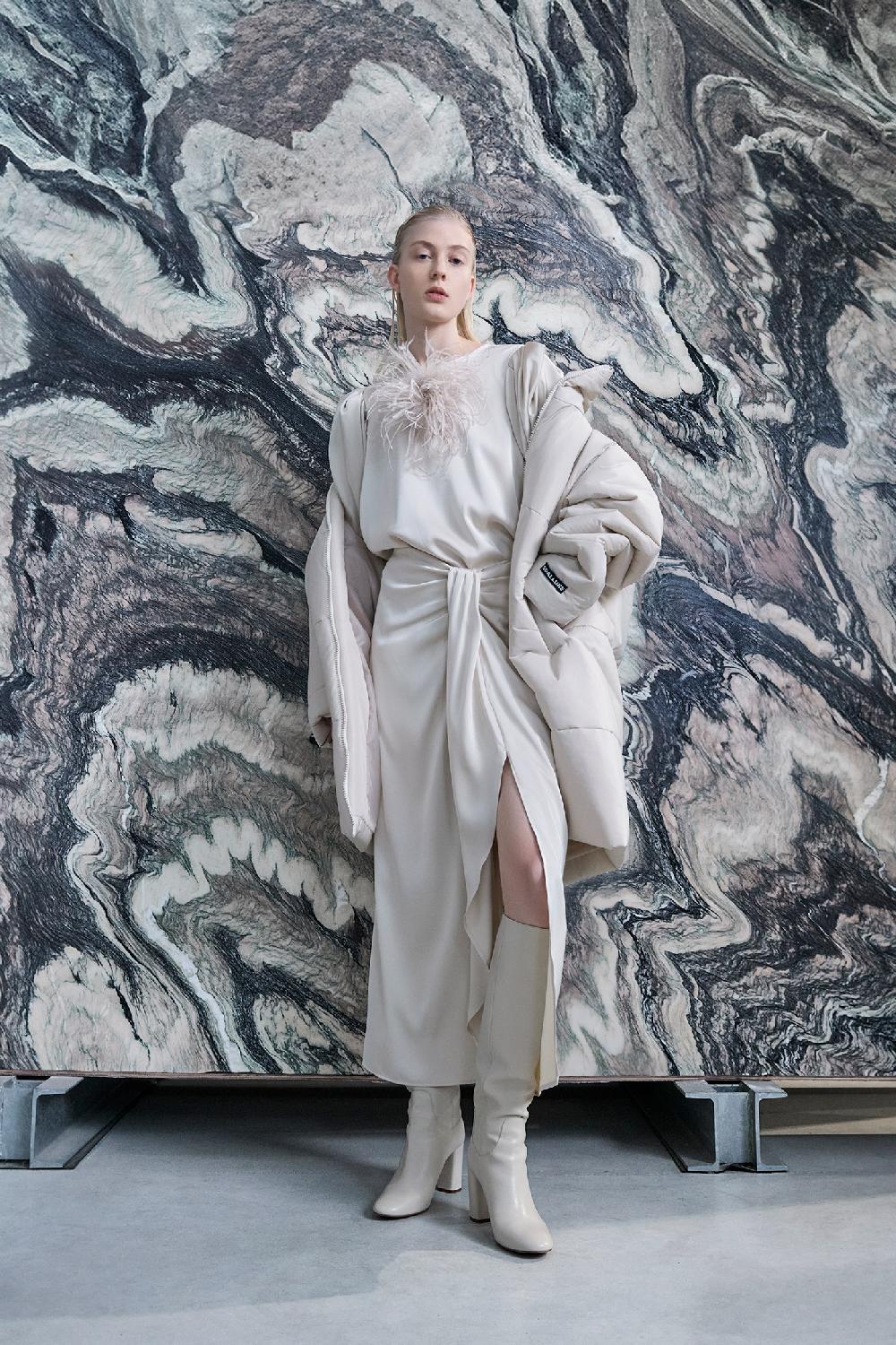 Soallure BLUSA MANICHE A SBUFFO RASO UNITO