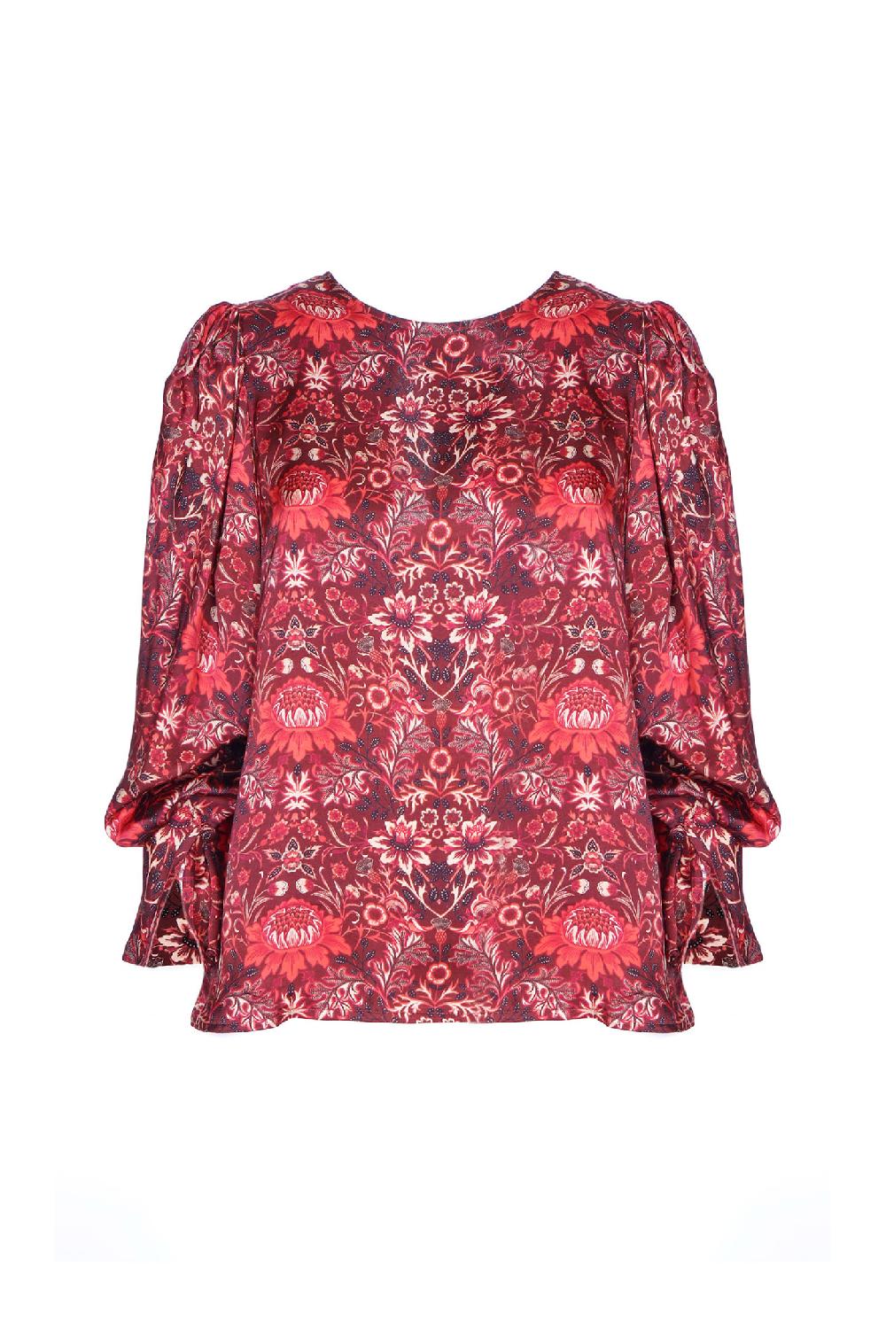 Soallure BLUSA MANICHE A SBUFFO RASO