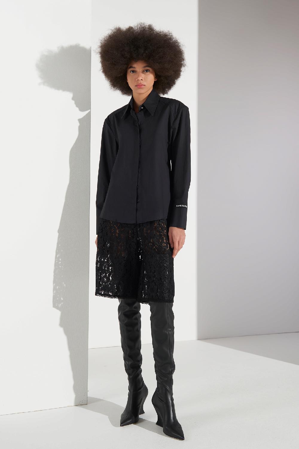 Soallure CAMICIA A CLESSIDRA IN COTONE