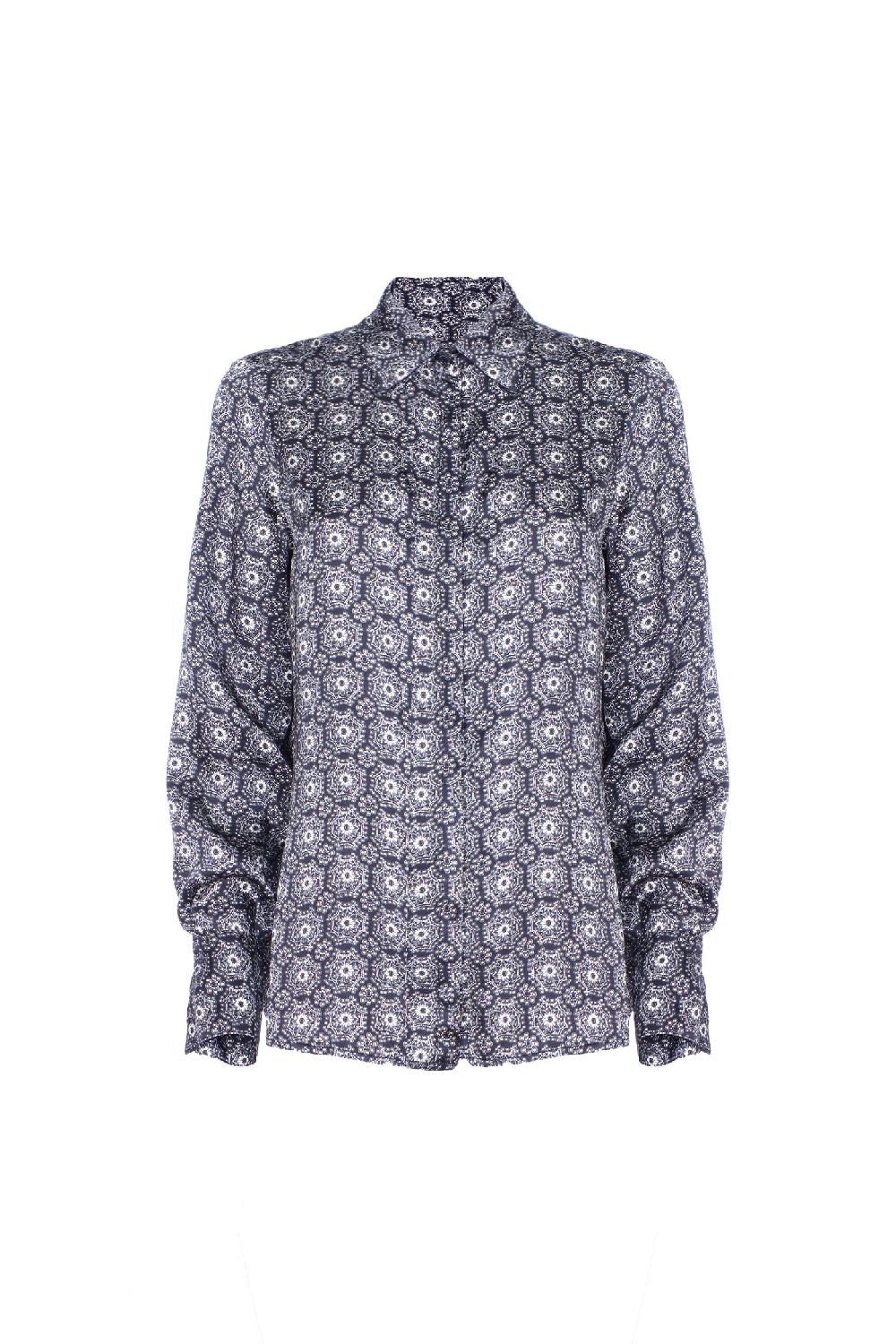 Soallure CAMICIA CON COLLETTO IN RASO