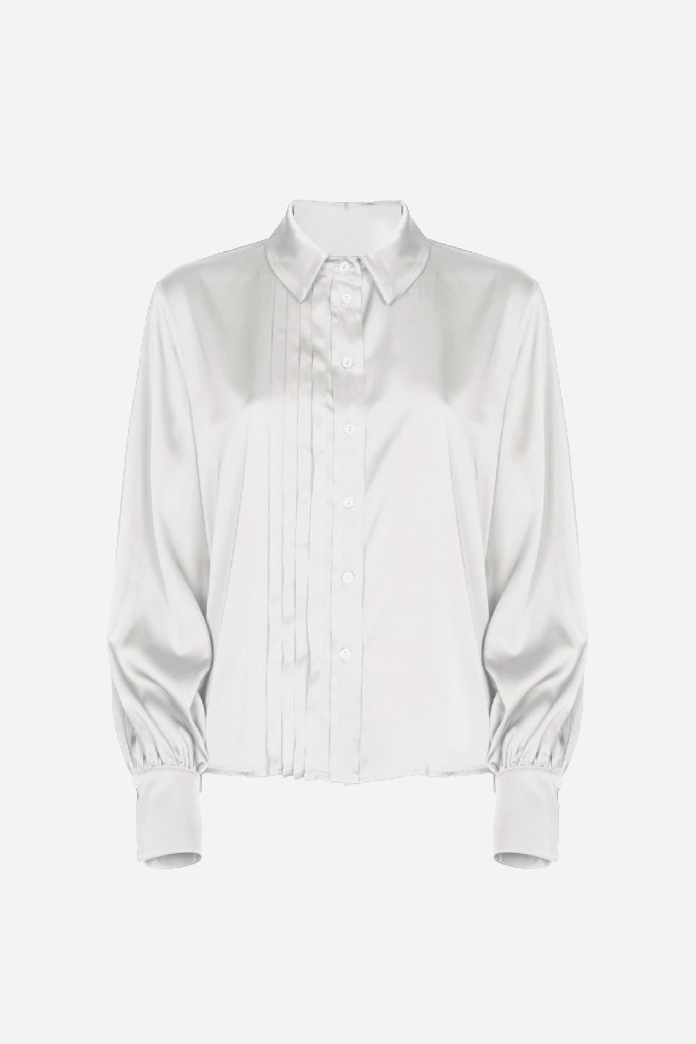 Soallure CAMICIA DETTAGLIO PLISSETTATO