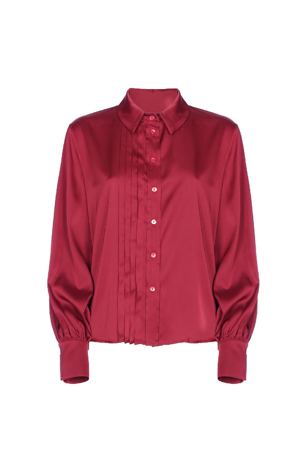 Soallure CAMICIA DETTAGLIO PLISSETTATO