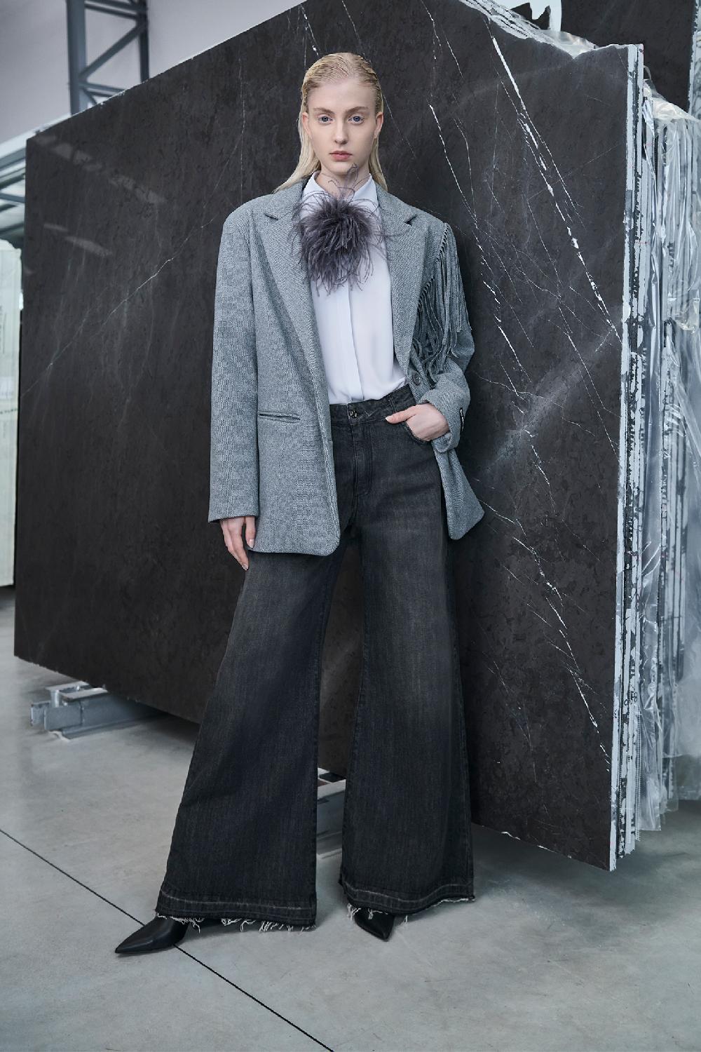 Soallure CAMICIA FLUIDA IN GEORGETTE