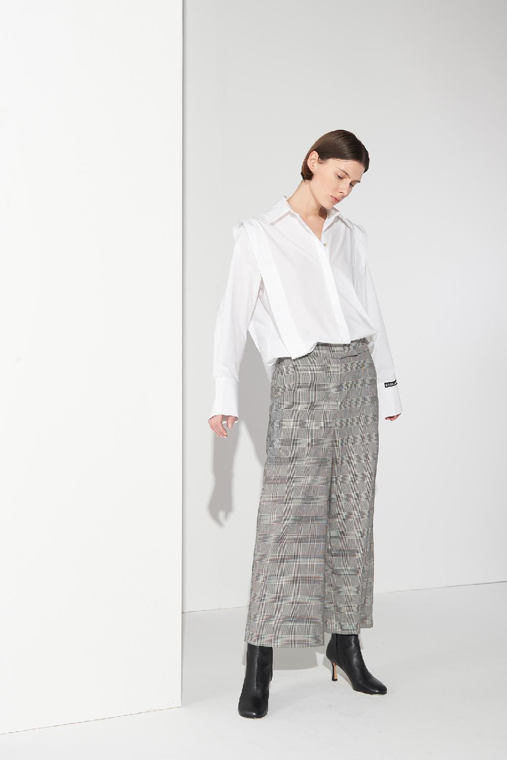 Soallure CAMICIA IN COTONE CON ALETTA